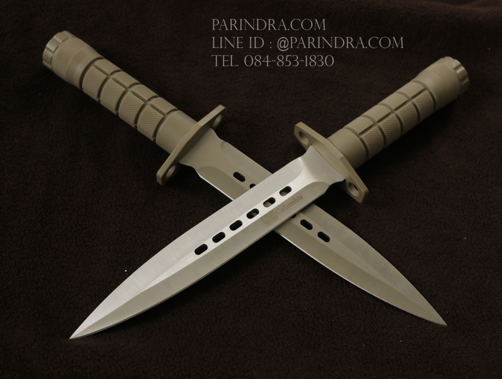 มีดใบตาย Columbia Tactical คมเดียว ถอดด้ามได้