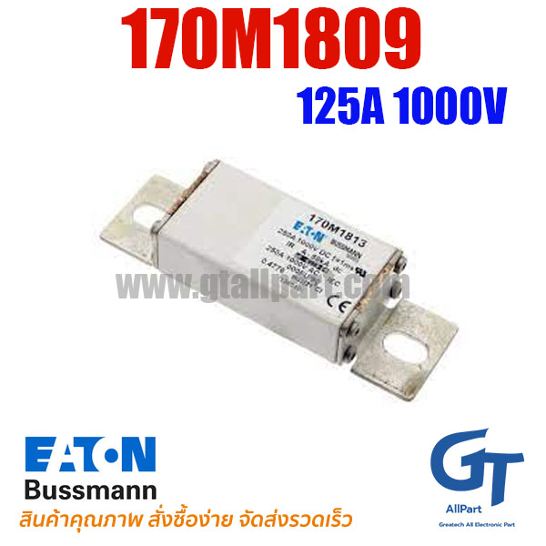 170M1809 , 125A 1000V , Eaton/Bussmann