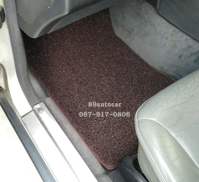 พรมไวนิลดักฝุ่น Benz E230 W210 สีน้ำตาลขอบน้ำตาล