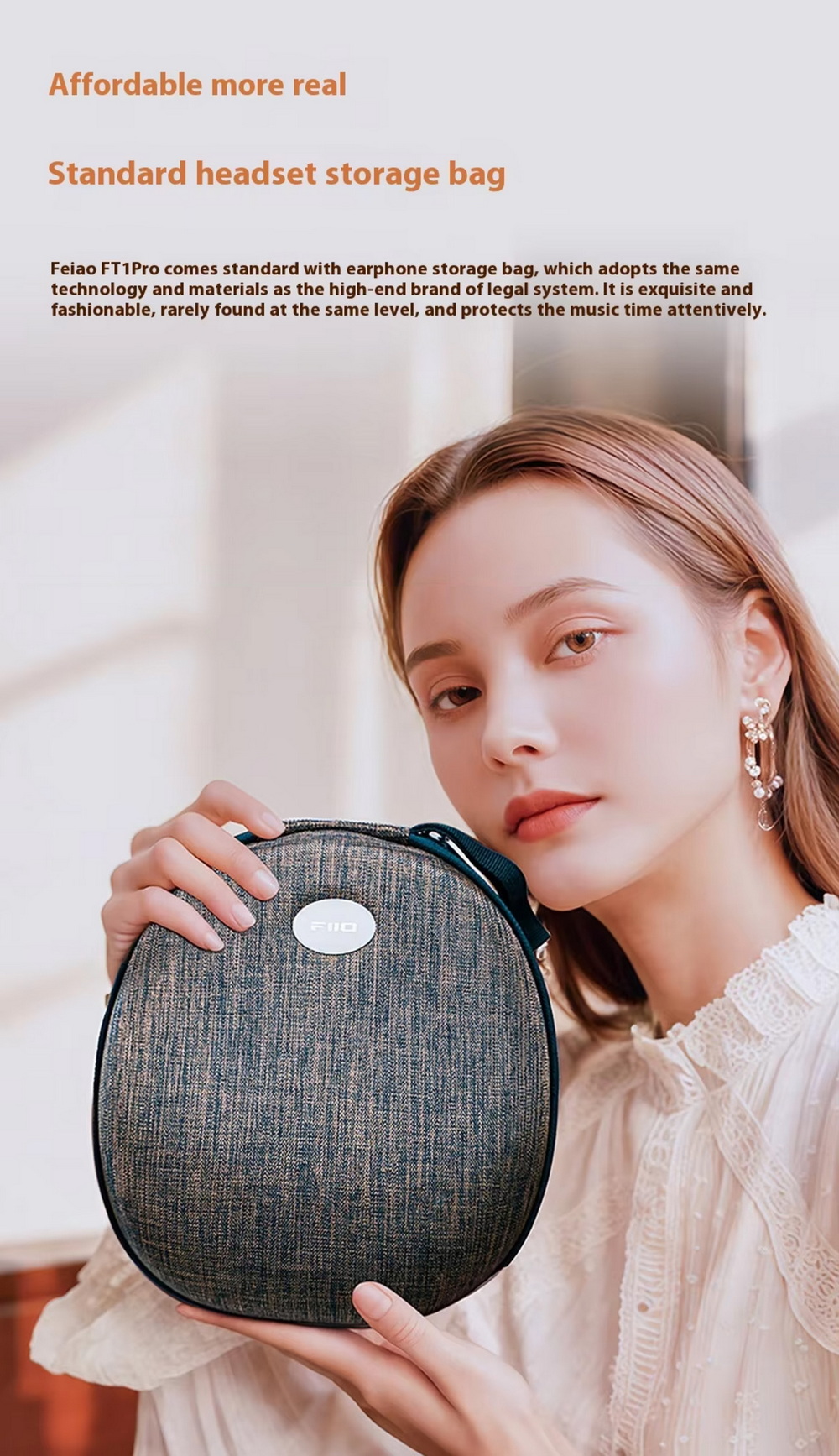 FiiO FT1 PRO หูฟังเฮดโฟนไดรเวอร์ Planar เสียงชัดเจน เวทีเสียงกว้าง ประกันศูนย์ไทย