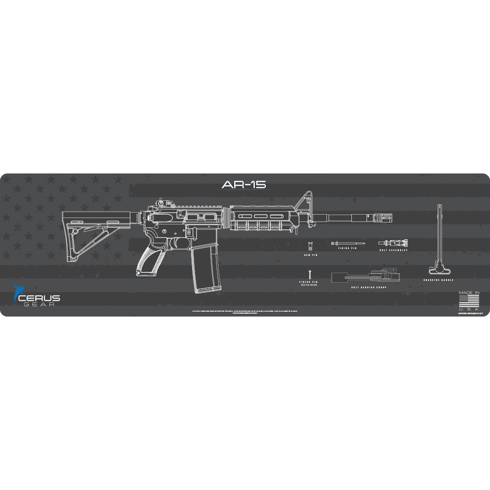 AR-15 SHADOW BOARD MAGNUM XXL CHARCOAL GRAY PROMAT