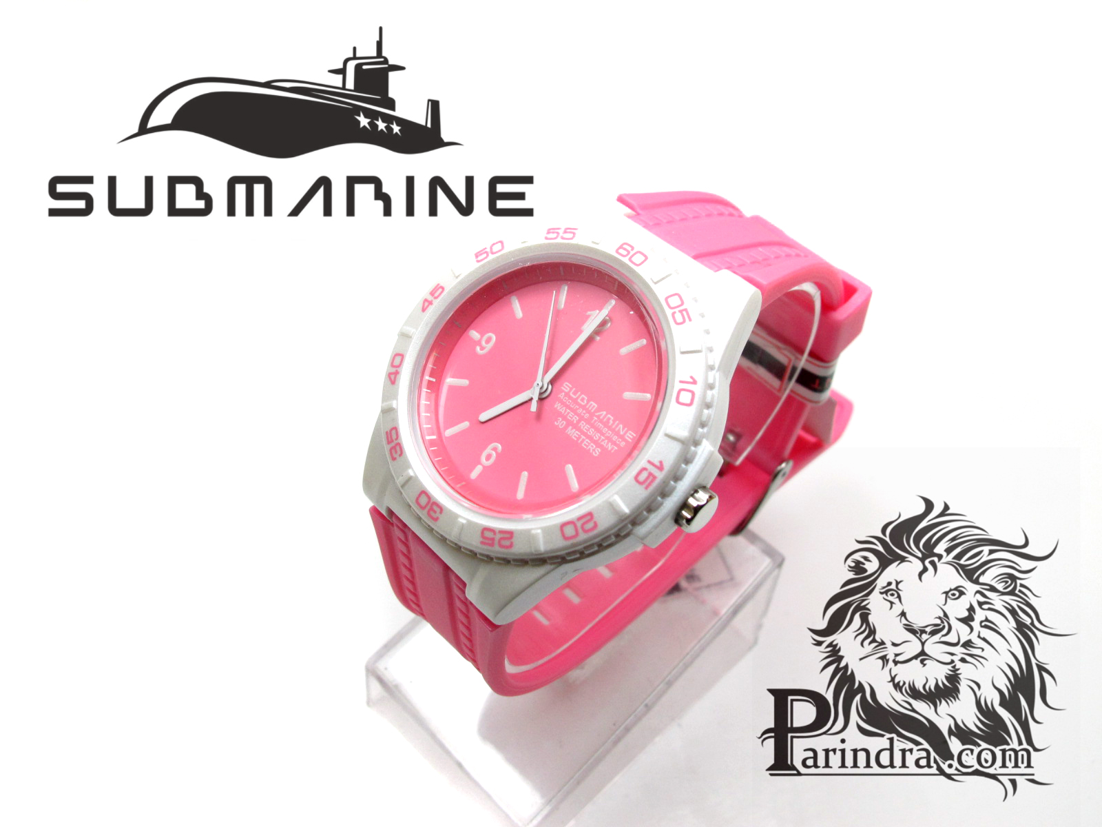 นาฬิกา US submarine Standard ของแท้ 100% สีขาว-ชมพู หวาน