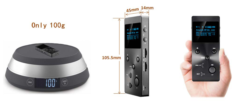 ขาย xDuoo X3 เครื่องเล่นเพลงพกพา รองรับ DSD Lossless Cirrus Logic ตัวท้อป มี3สี