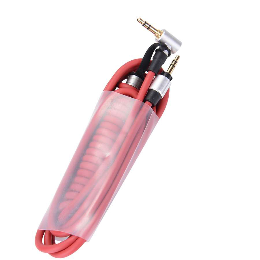 ขาย X-Tips Monster AUX แดง สายสำหรับเปลี่ยนหูฟัง Monster Pro Detox Solo หรือ ใช้บนรถยนต์