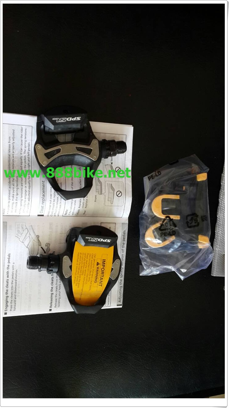 บันไดชิมาโน่ รุ่น PDR550, สีดำ, มีคลีท, ไม่มีทับทิม, มีกล่อง