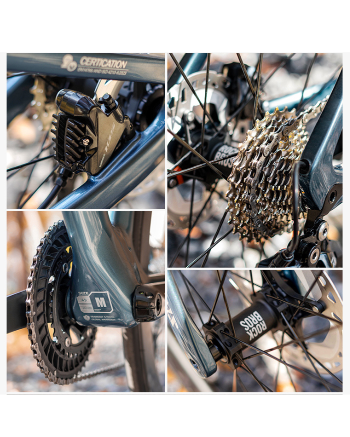 จักรยานเสือหมอบคาร์บอน ROCKBROS PEGASUS R7120 | เกียร์ Shimano 105 2×12 | ดิสก์เบรกไฮดรอลิก | น้ำหนัก 8.1 กก.