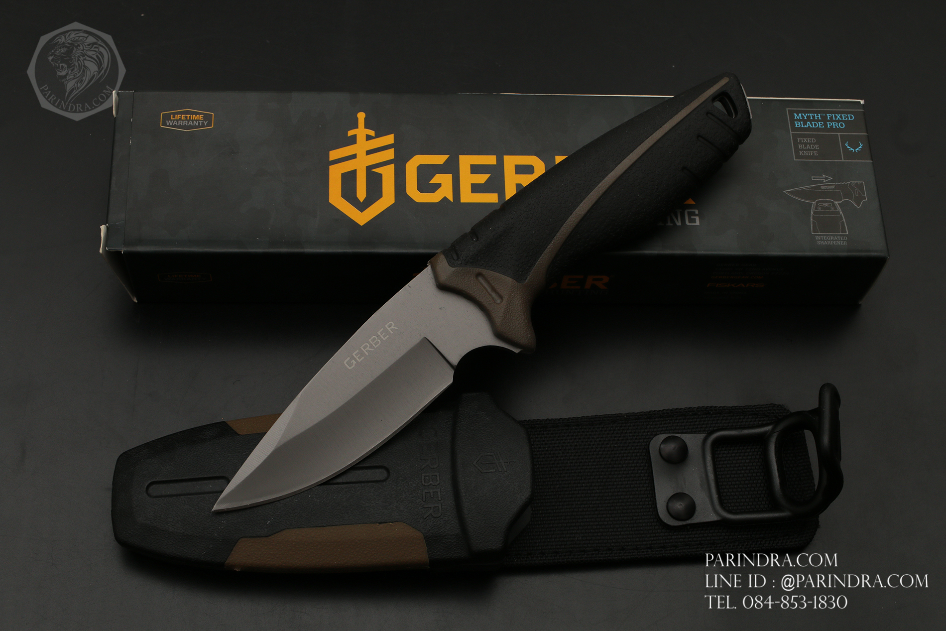 มีดใบตาย Gerber Myth พร้อมปลอกมีด A+ (OEM)