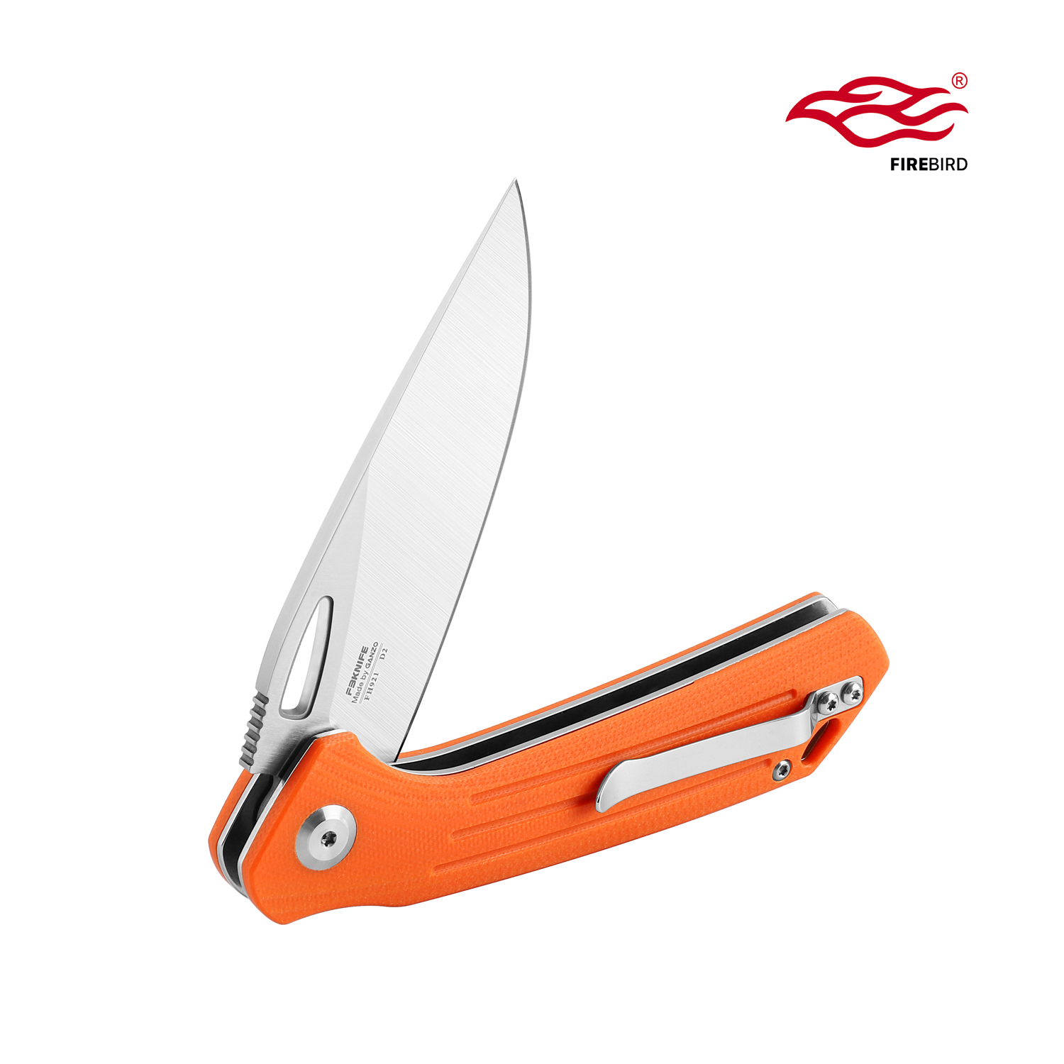 *NEW* มีดพับ Ganzo กานโซ่ รุ่น FH921-OR / D2 Steel / ของแท้ 100%