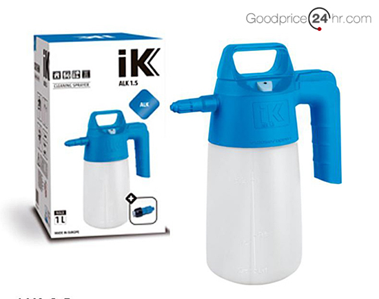 c-120. IK Solvent Sprayers ALK 1.5 กระบอก ฉีดโซเวนซ์ สำหรับด่าง/แอลกอฮอล์ 1 ลิตร +ผ้าไมโคร 40x40 (320g.)