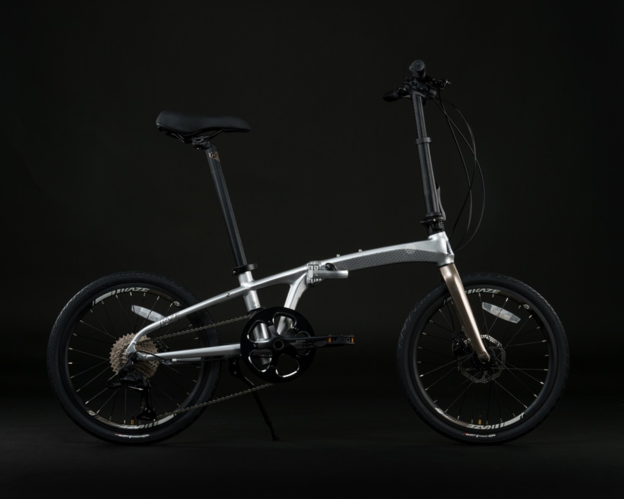 จักรยานพับได้ KAZE MACHI CITY COLLECTION Floding Bike เฟรมอลู เกียร์ L-TWOO A7 10สปีด ล้อ 20นิ้ว ปี 2025