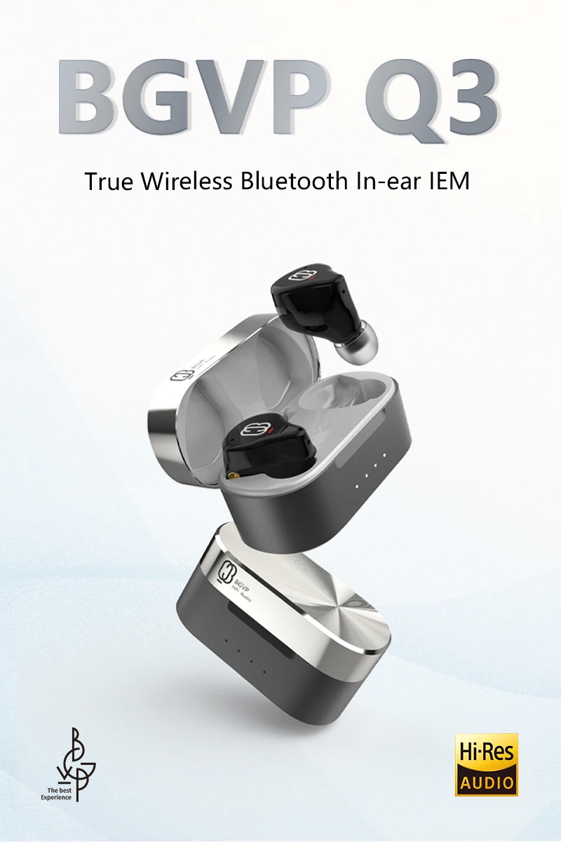 BGVP Q3 หูฟัง TWS 2 ไดรเวอร์ 1DD+1BA รองรับ Bluetooth5.3 ประกันศูนย์ไทย