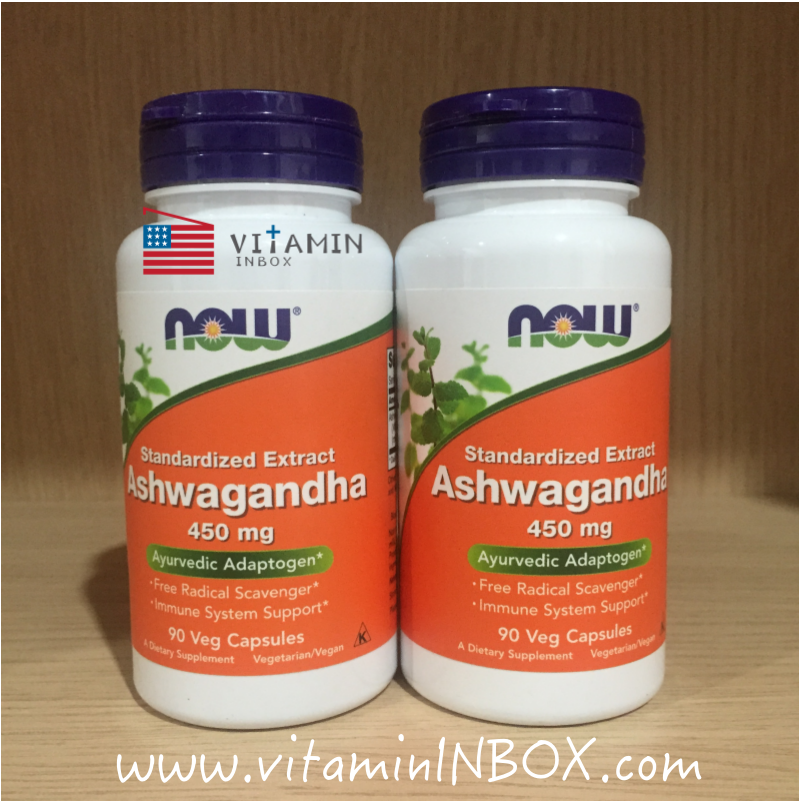 Now Foods, Ashwagandha, 450 mg, 90 Vcaps