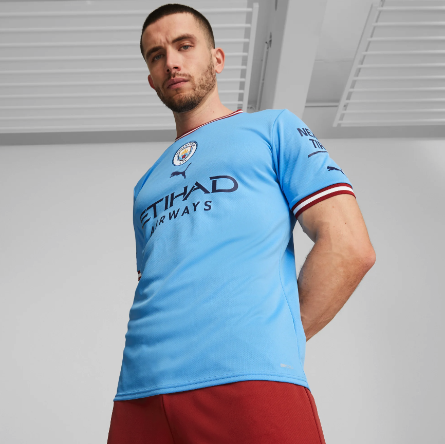 เสื้อแมนเชสเตอร์ ซิตี้ 2022/23 ทีมเหย้าเวอร์ชั่นสเตเดี้ยมของแท้