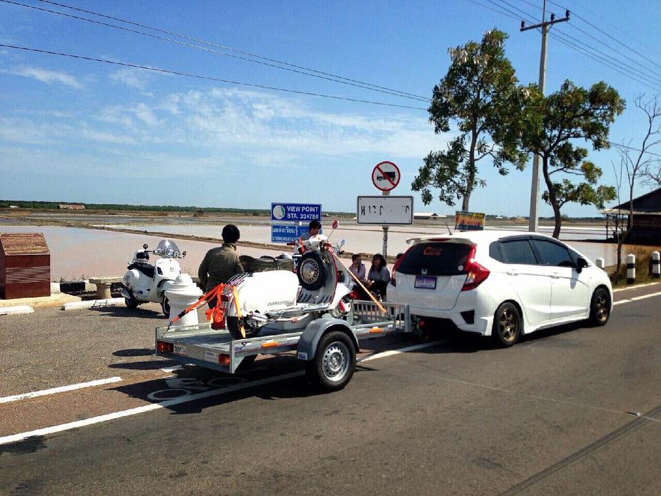 รถพ่วง อัพบีท UPBEAT Dirt Bike JR. BIKE rail motorcycle trailer (ได้ทั้งจักรยานและมอเตอร์ไซค์)