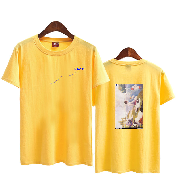 เสื้อยืด (T-Shirt) Lazy แบบ Yugyeom