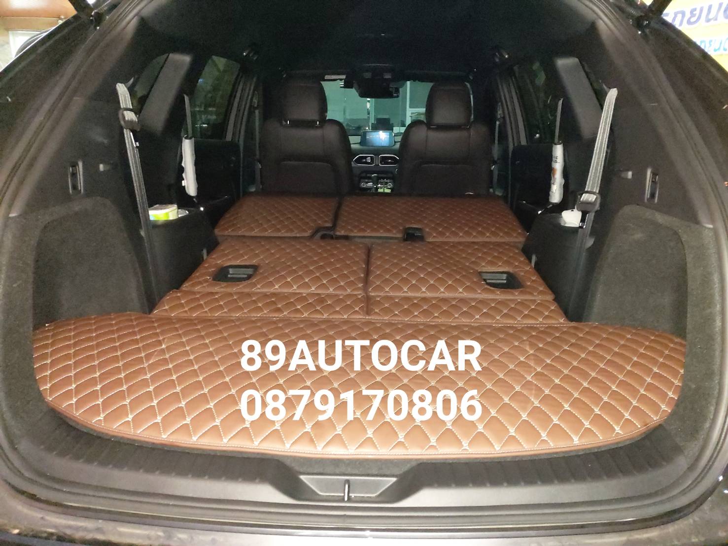 Mazda CX-8 ปูพรม6D สีกาแฟ เข้ารูป เต็มคัน