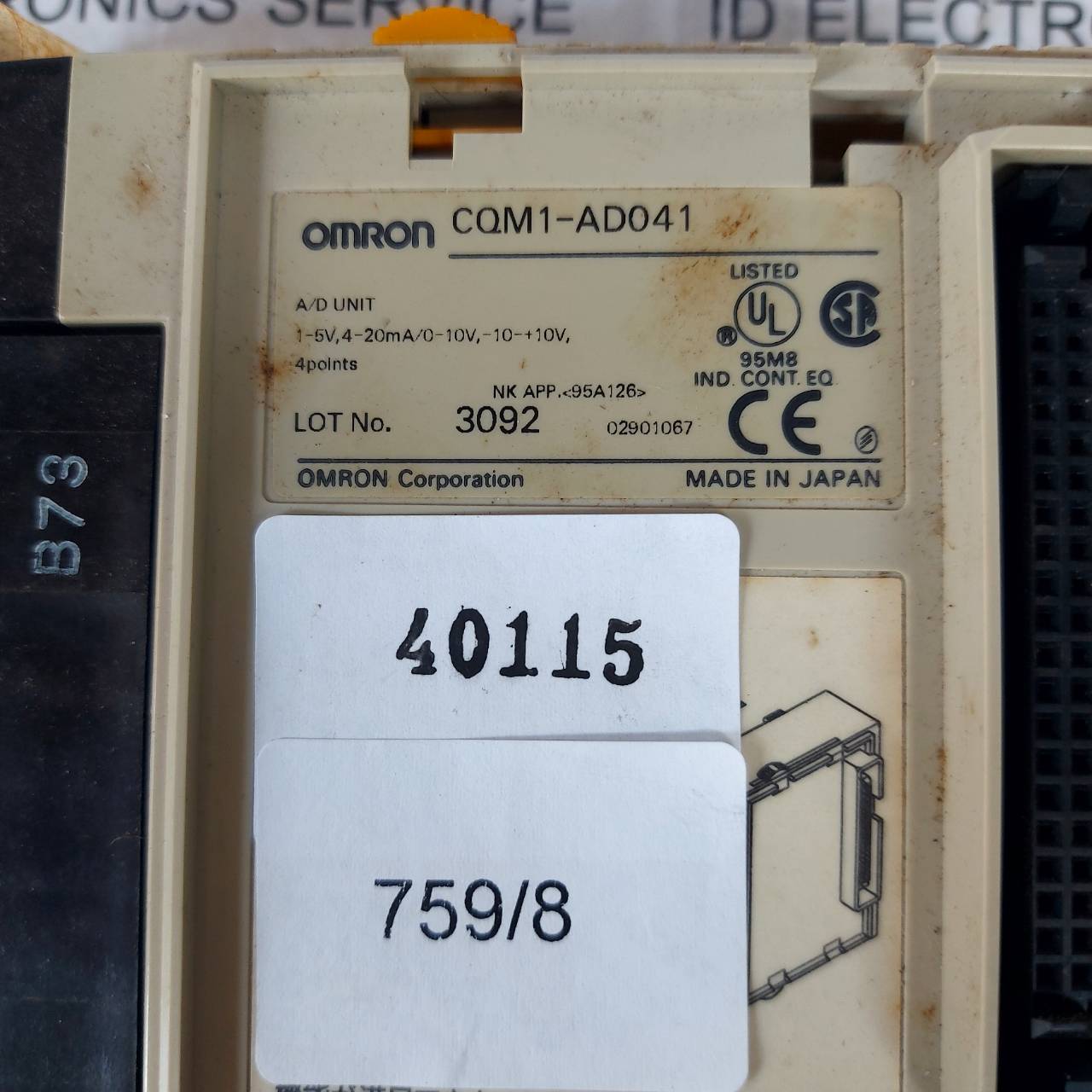 CQM1-AD041 PLC " OMRON "