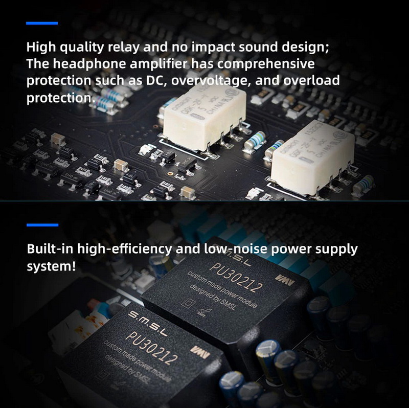 SMSL VMV P2 Headphone Amplifier ตั้งโต๊ะ รองรับ Hi-Res ประกันศูนย์ไทย
