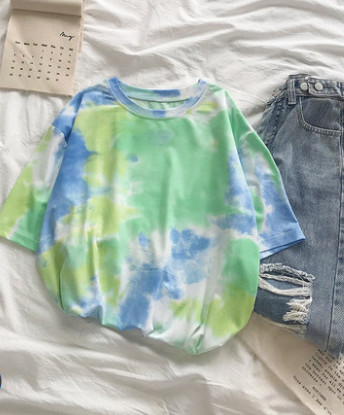 เสื้อมัดย้อม สไตล์พาสเทล