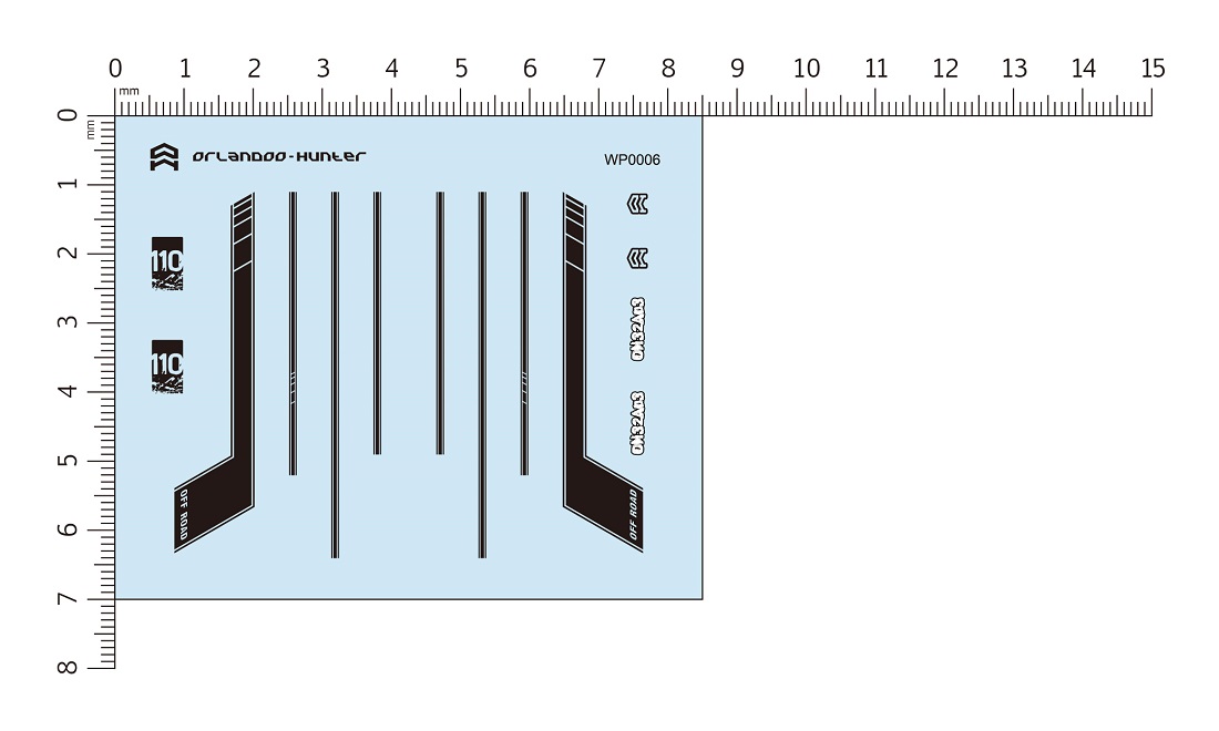 DECAL OH32A03 (BLACK) WP0006