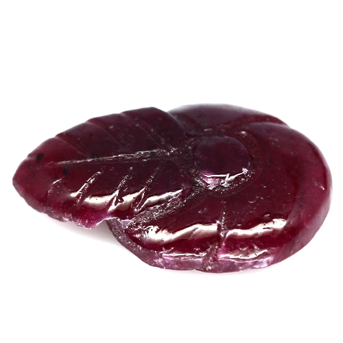 ทับทิมซอยไซต์แกะลายกุหลาบ (Zoizite Ruby) 10.60 กะรัต