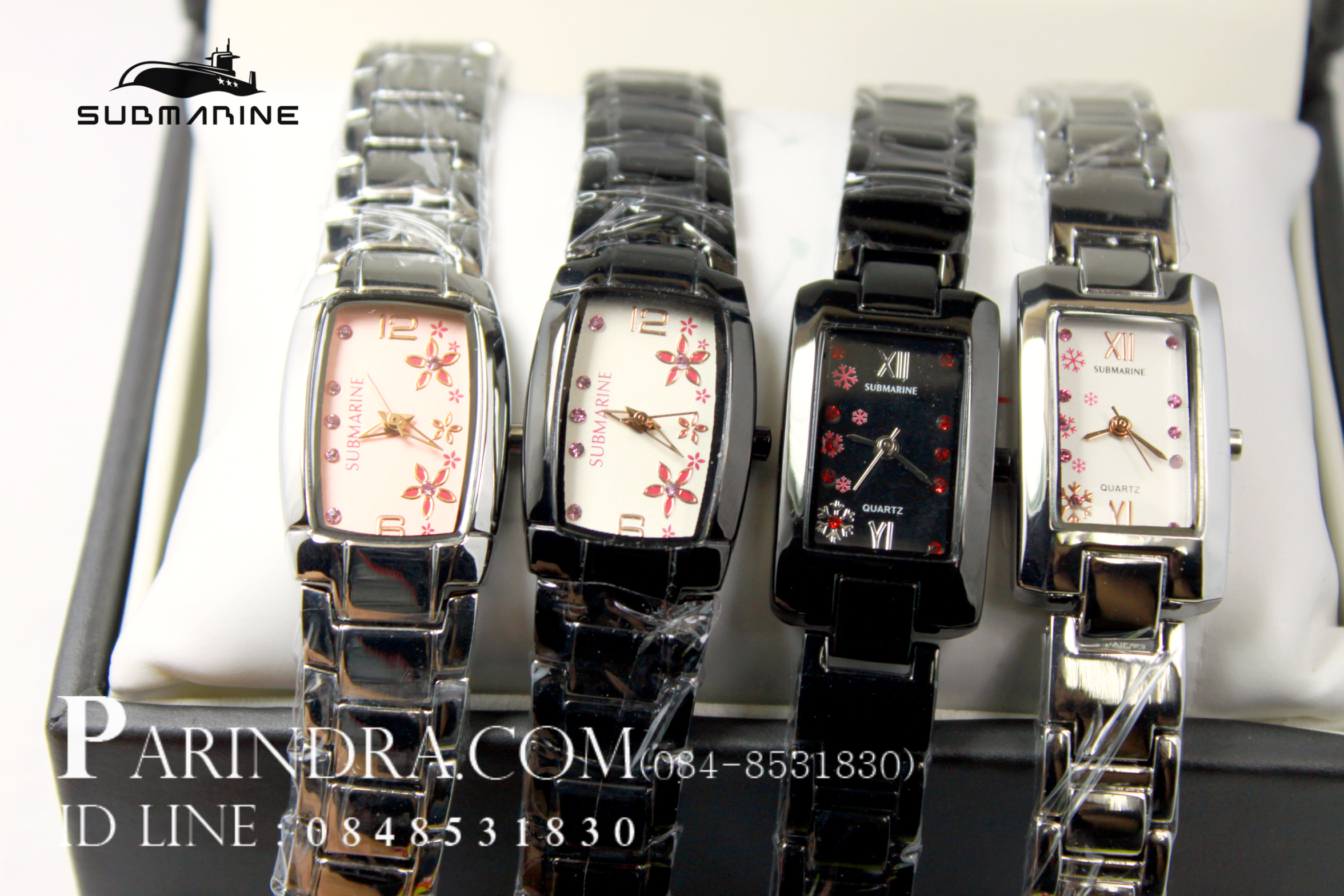นาฬิกา U.S. submarine รุ่น J060L หน้าปัดดำ