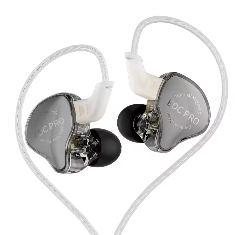 KZ EDC Pro หูฟัง IEMs ไดรเวอร์ Dynamic เบสทรงพลัง เส้นโค้งเสียงที่น่าทึ่ง ประกันศูนย์ไทย