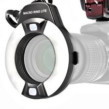 VOKING VK-110 LED MACRO RING LITE TTL FLASH FOR NIKON GN 14 (ISO 100/m), STEP RINGS 52-77 mm, FLASH RATIO MODE ราคาส่ง ส่ง ems ฟรี ภายใน1-2วัน โทร0805576690 รับประกัน 1 ปี