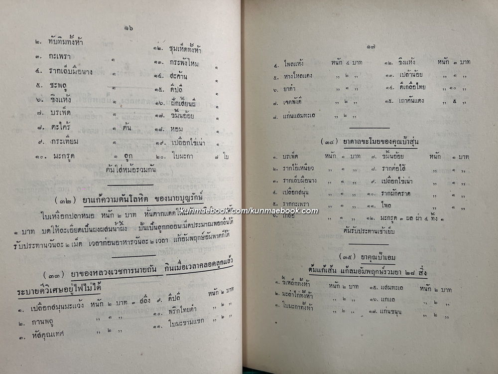 ตำรายาไทยฯ / อนุสรณ์ในงานพระราชทานเพลิงศพ คุณหญิงเลื่อน มไหสวรรย์