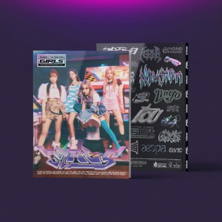 อัลบั้ม #Aespa - Mini Album Vol.2 [Girls] Real World Ver.+ Poster