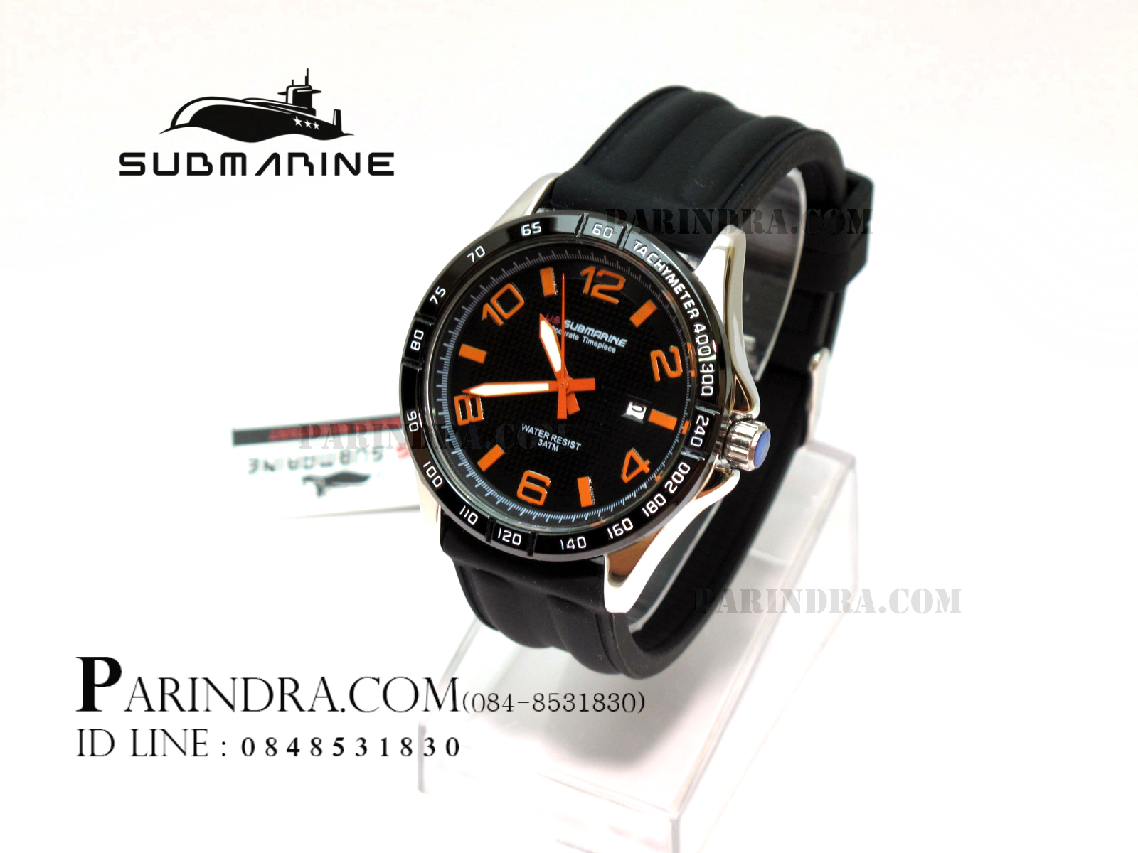 นาฬิกา US Submarine J112MD ตัวเลขส้ม