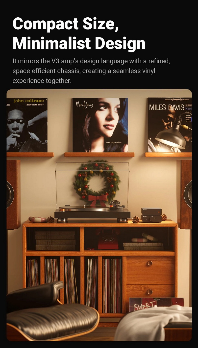 Fosi Audio BoxX5 พรีแอมป์โฟโนสำหรับเครื่องเล่นแผ่นเสียง รองรับ MM และ MC ประกันศูนย์ไทย