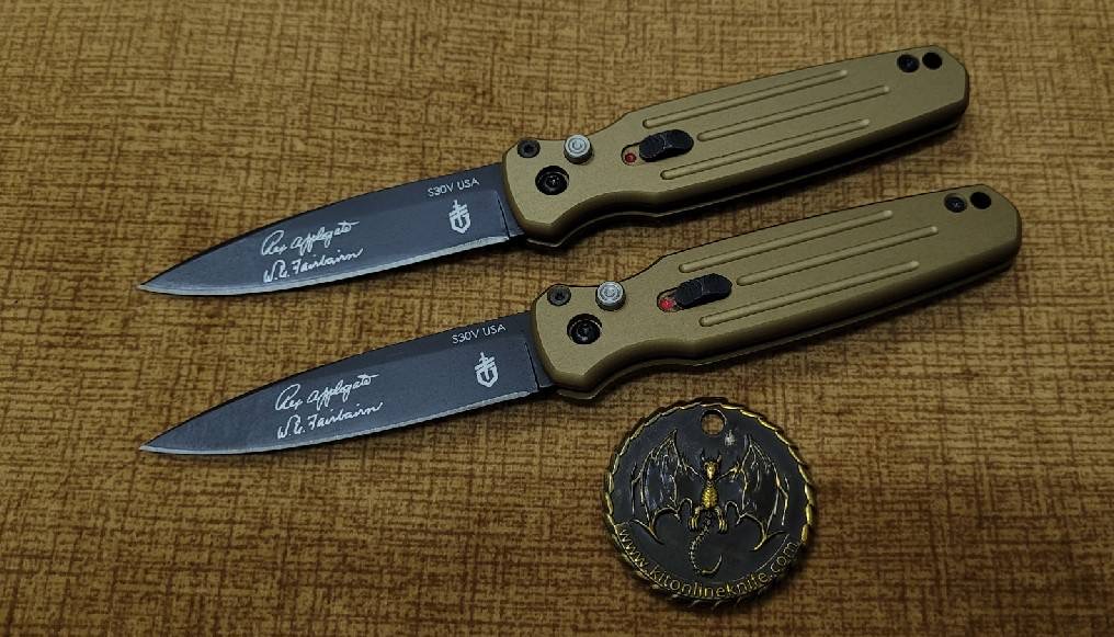 Gerber Mini Covert Applegate-Fairbairn Automatic Coyote Brown Black S30V 30-001396N