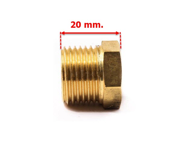 ข้อลดเหลี่ยม TP เอน่า(ANA) รุ่น314 ขนาด 1/2"X1/4" Pn.131-1880 (ทองเหลืองแท้) #N9