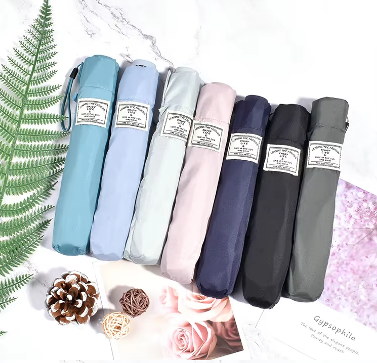 ร่มพับ 3 ตอน 5 ก้าน UV Ultra Slim Yoco (ร่มเบา)