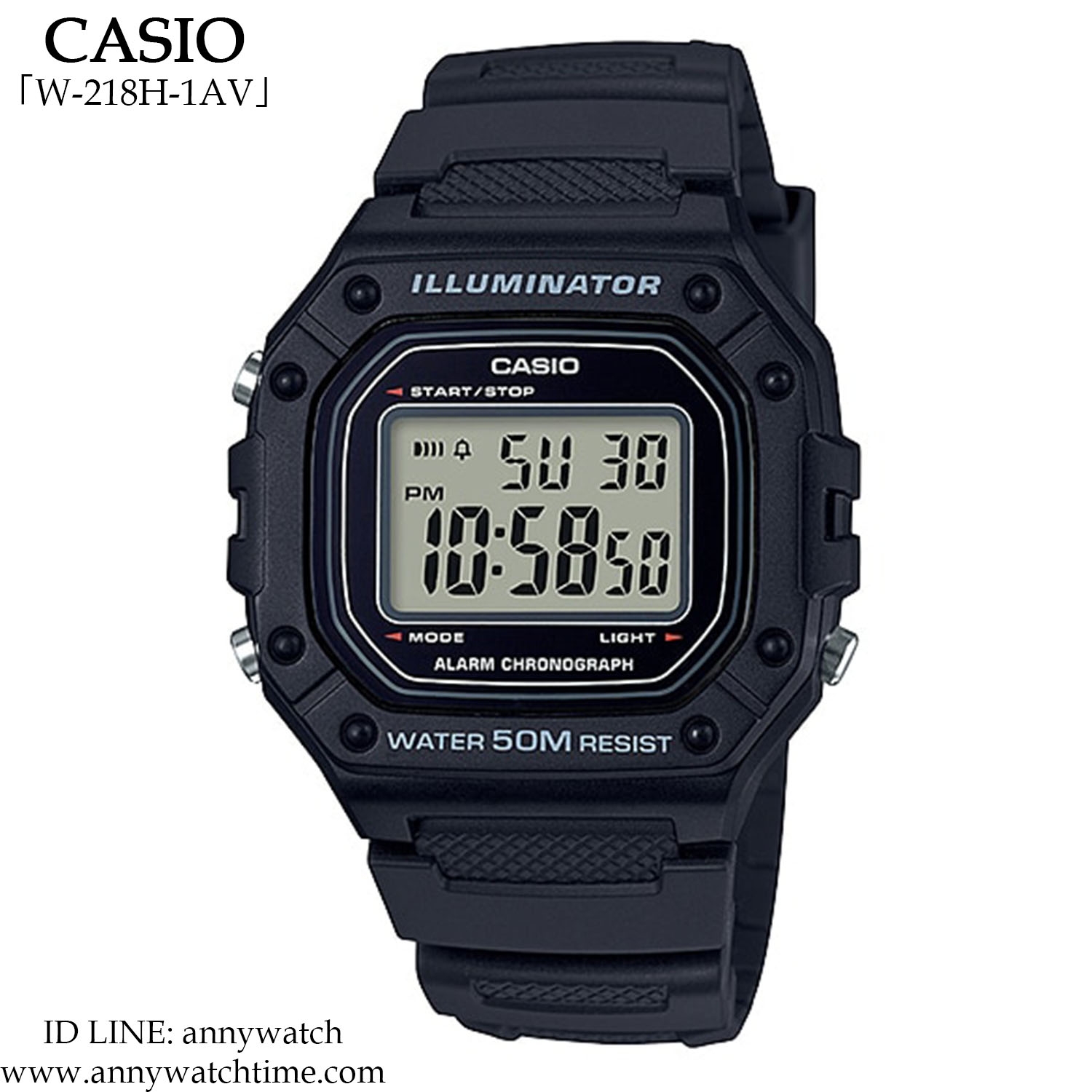 CASIO W-218H-1AV