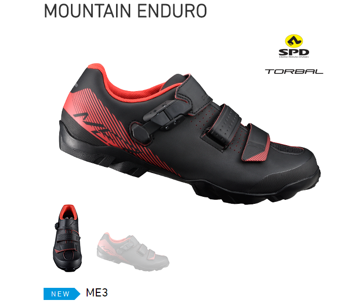 รองเท้าปั่นจักรยานเสือภูเขา รองเท้าเสือภูเขา Shimano MOUNTAIN ENDURO Shoes,ME300 Men