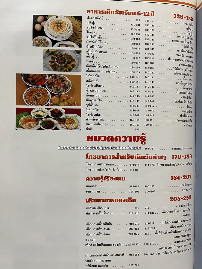 อาหารเลี้ยงลูก รวมอาหารหญิงมีครรภ์ อาหารทารก จนถึงเด็กวัยเรียนกว่า 300 ตำรับ