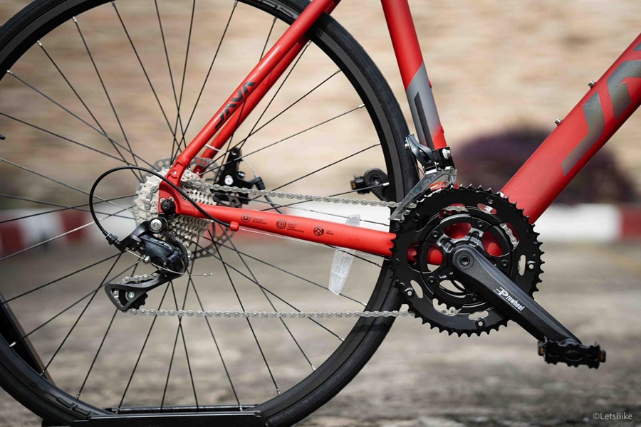 จักรยานเสือหมอบ JAVA RONDA DISC เฟรมอลู เกียร์ Shimano Sora2*9sp, แฮนด์ Integrated 700c 2022