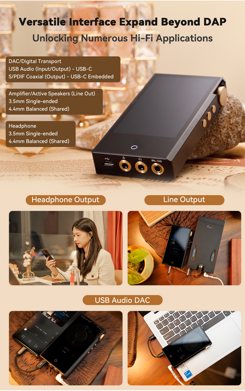 Cayin N3Ultra DAP พกพาชิป DAC AK4493S x2, Triple Timbre, JAN6418 x2 เกรดทหาร, วงจรหลอดแก้วรุ่น 3 ประกันศูนย์ไทย