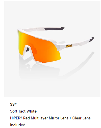แว่นตา 100% S3 Sports Performance Peter Sagan SUNGLASSESE