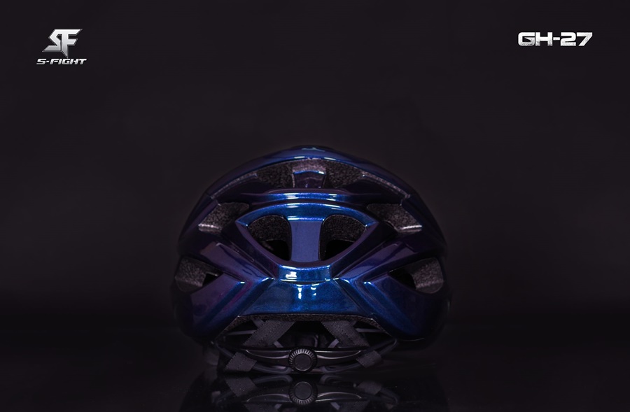 หมวกจักรยาน S-FIGHT รุ่น GH-27 HELMET Free Size: 55-61 Cm สี: สีพิเศษ Holographic Siver เปลี่ยนสีได้ เมื่อเกิ้ดการหักเหของแสง