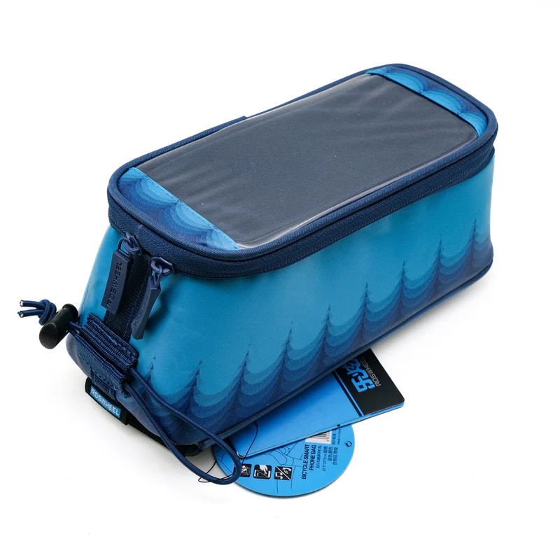 กระเป๋าโทรศัพท์คาดเฟรม Roswheel Bicycle Front Top Tube Frame Bag Touch Screen Waterproof Storage Pack, 121024M