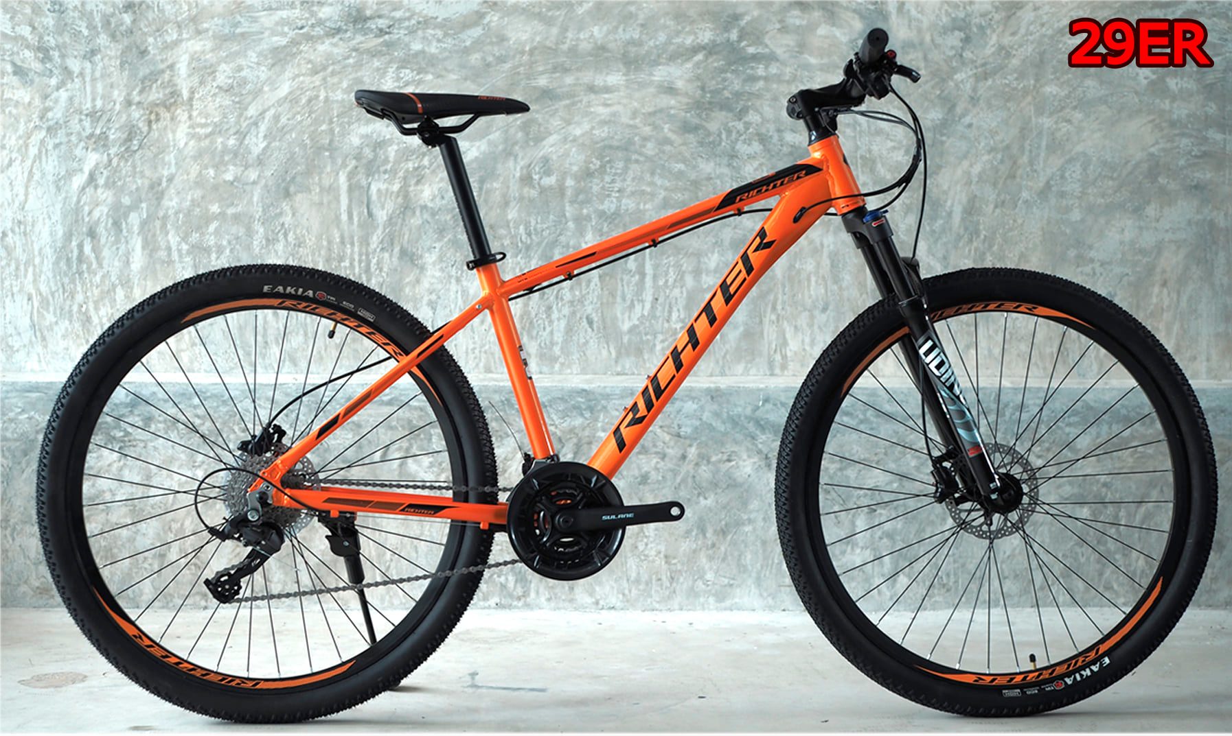 จักรยานเสือภูเขา RICHTER รุ่น Rocket (2022) TW-D66 เฟรมอลูล้อ 27.5 ชุดเกียร์ Sensah 30Sp.