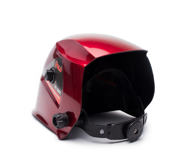 หน้ากากปรับแสงอัตโนมัติ สีแดง POLO โปโล รุ่น RY-300X Pn.Y300SG RED ##