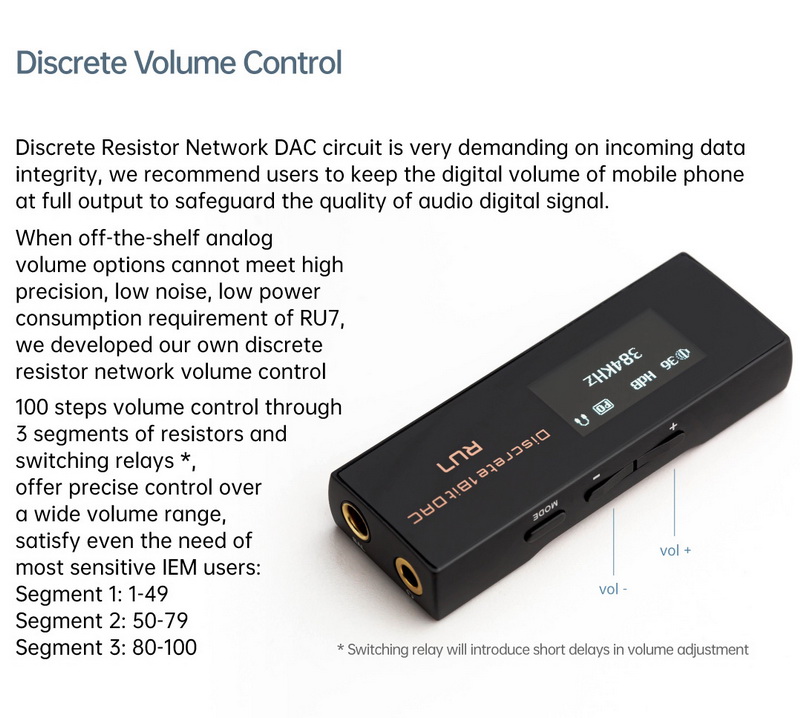 Cayin RU7 Dongle DAC 1 บิตแบบแยกส่วน เกณฑ์มาตรฐานใหม่สำหรับการพกพาแบบพิเศษ ประกันศูนย์ไทย