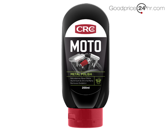 c-201. CRC MOTO METAL POLISH นํ้ายาเคลือบขัดเงาโลหะ 200ml