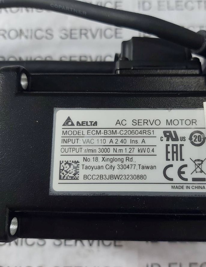 ECM-B3M-C20604RS1 SERVO MOTOR " DELTA "