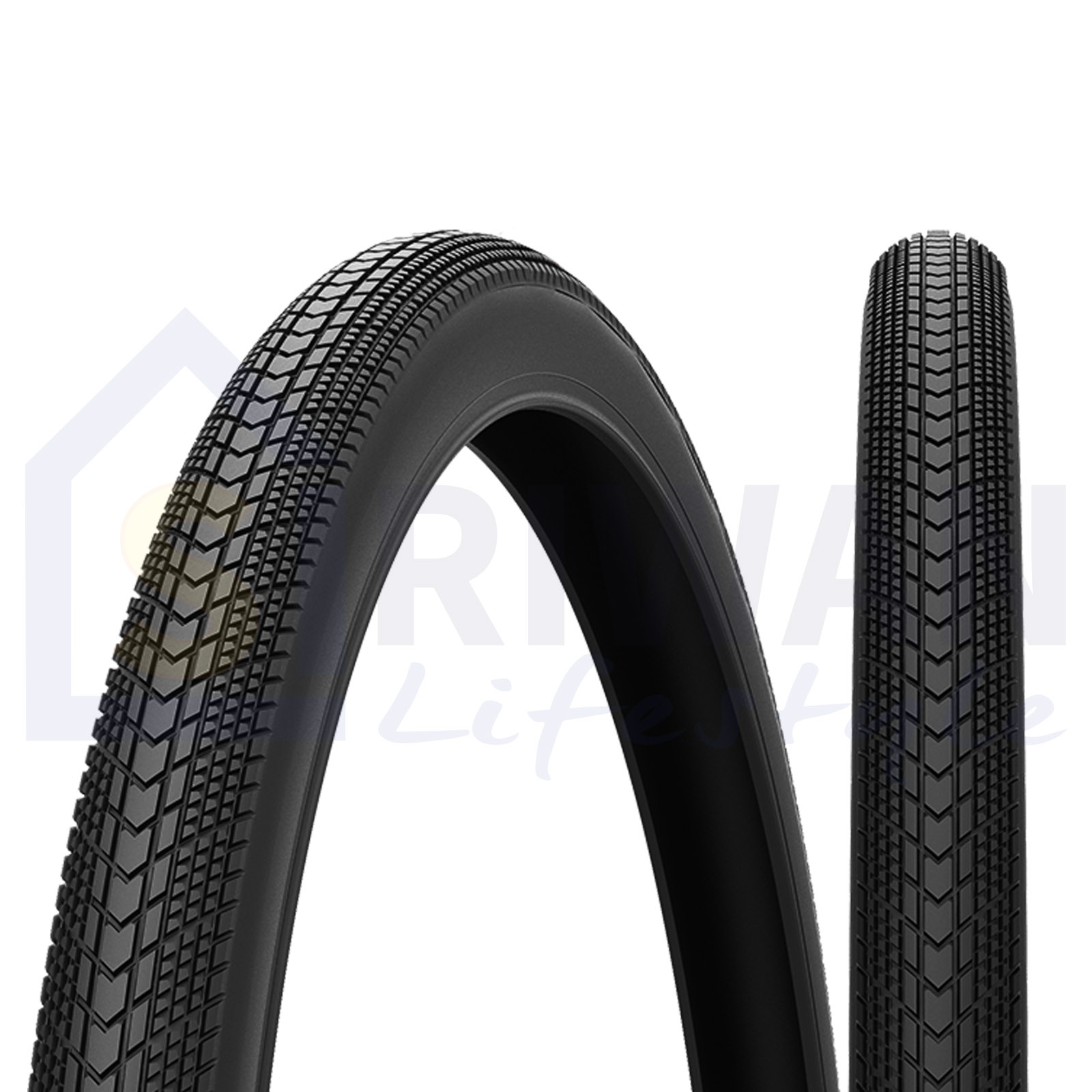 CHAOYANG ยางนอกจักรยาน GRAVEL AT ขนาด 700x38c ยางพับ (แพ็ค 1 เส้น) รุ่น EB80405001F น้ำหนัก 526 กรัม