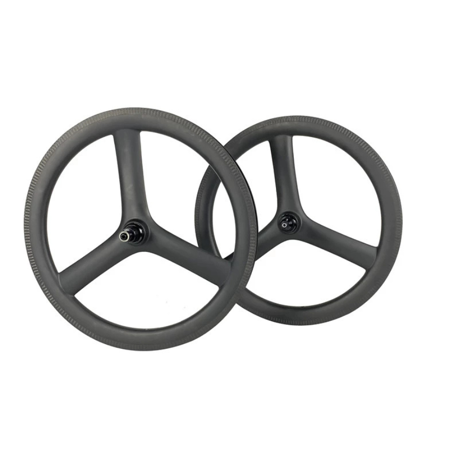 ล้อคาร์บอนมินิไบค์ Zero TS451-R TRI-SPOKE 451mm – ล้อหน้า/ล้อหลัง ระบบ Rim Brake สำหรับ Dahon, Brompton